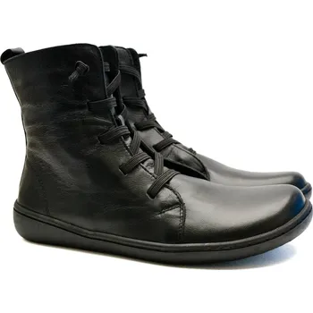 Chlapecká obuv Barefoot kotníkové boty KTR 34494/TIMOTI černé Velikost: 40