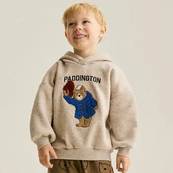 Chlapecká mikina Reserved - Mikina Paddington - béžová - 029FK-08M - 029FK-08M-110