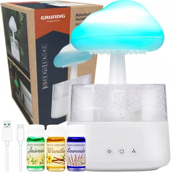 Zvlhčovač vzduchu Zvlhčovač vzduchu Grundig zvlhčovač vzduchu s motivem dešťového mráčku