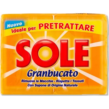 Mýdlo SOLE Italské mýdlo na praní Granbucato, 2x250g