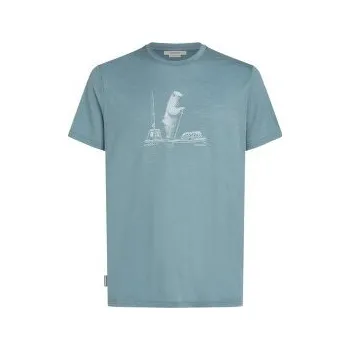 Icebreaker Merino 150 Tech Lite SS Tee Polar Paddle Men BLUE ASH modrá XXL