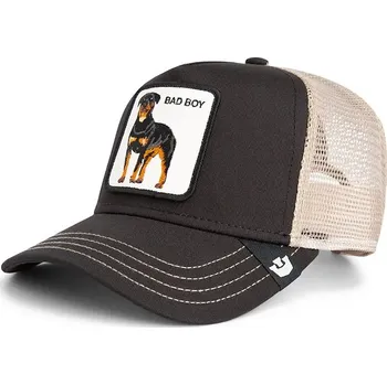 Kšiltovka Čepice s kšiltem ze směsi bavlny Goorin Bros Bad Boy Trucker 101.2538 černá 99X, vel. ONE SIZE