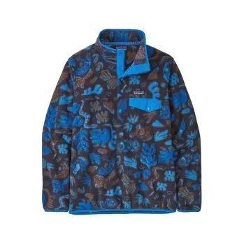 Dámská mikina Patagonia Lightweight Synch Snap-T Pulover Women Across Oceans: Pitch Blue modrá XS