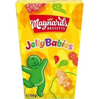 Bonbon Maynards Bassetts Jelly Babies dárkové balení 350 g