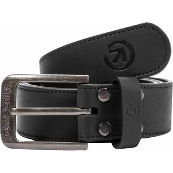 Opasek Meatfly kožený pásek Doppler Black | Černá | Velikost L/XL