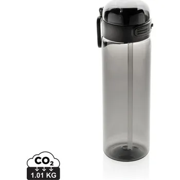Láhev Sportovní láhev na vodu SipnLock z RCS RPET 800 ml - Černá, Firemní dárkové předměty s vlastním potiskem