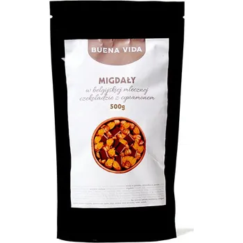 Čokoláda MANDLE BELGICKÉ MLÉČNÁ ČOKOLÁDA SE SKOŘICÍ 500 g