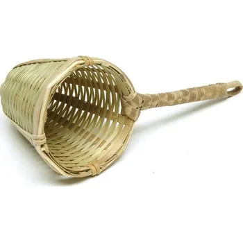 Cedník a síto Bambusové sítko s držákem