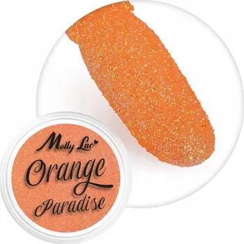 Molly Lac Prášek na nehty Orange Paradise Č. 4