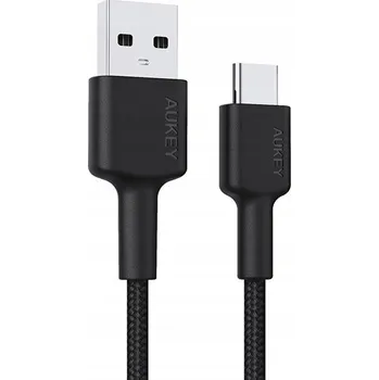 Datový kabel AUKEY USB-A na USB-C kabel Typ C 200cm 2m Quick Charge 3.0 5A 60W 5Gbps opletený
