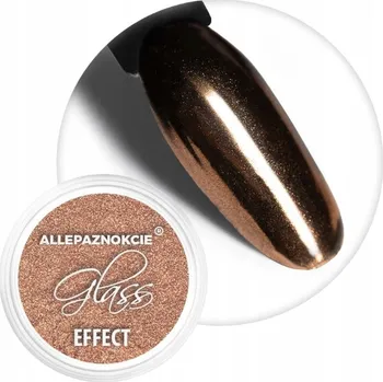 Prášek na nehty Allepaznokcie Glass Effect Carmel 13