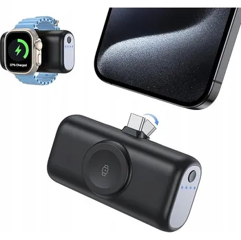 Powerbanka Mini powerbanka Forever MTB-100 22.5W 5000 mAh s konektorem Lightning, černá