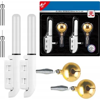 Signalizace záběru Elektronický signalizátor záběru na špičku prutu x2, reakce na pohyb + zvonek