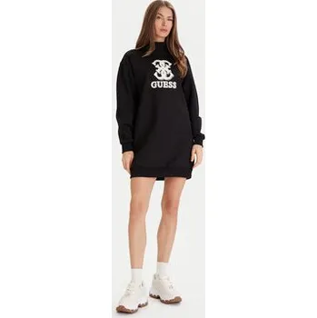 Dámské oblečení Guess Každodenní šaty V5YK07 KCX22 Černá Regular Fit M