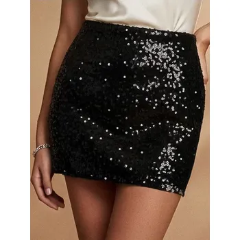 Dámská sukně Sinsay - Mini sukně - černá - 991EY-99X - 991EY-99X-S