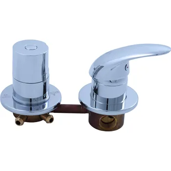 Sprchová baterie 3-otvorová do boxu, Chrom X382, RAV Slezák