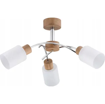 STROPNÍ SVÍTIDLO STROPNÍ SVÍTIDLO ALFA PALOMA 28663 DŘEVO / CHROM