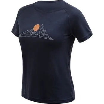 Dámské tričko Sensor Merino Blend Moon - Dámské triko s krátkým rukávem Deep Blue M