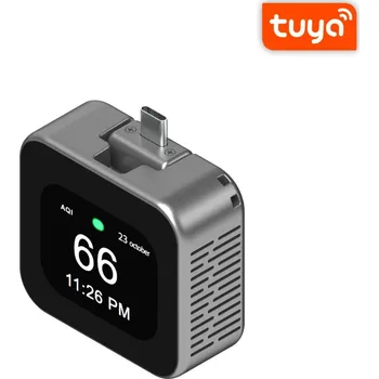 BOT Chytrý monitor kvality vzduchu AQ2 mini WiFi Tuya CO2, VOC, AQI, PM2.5, PM10