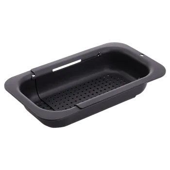 Nerezový dřez Kuchinox Výsuvný košík do dřezu - EKO_700A, černá mat