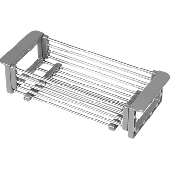 Nerezový dřez Kuchinox Teleskopický odkapávač do dřezu - EKO_800M, šedá/chrom