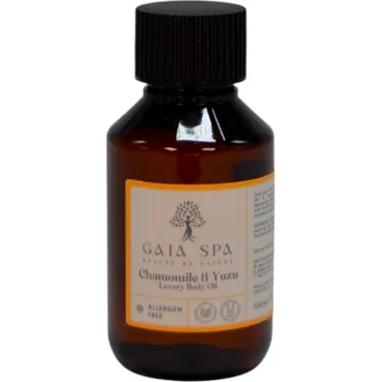 Masážní přípravek Tělový masážní olej Kamilka a Yuzu (Chamomile & Yuzu) - GAIA SPA Objem: 100ml