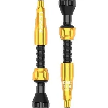 Duše na kolo Lezyne bezdušové ventilky CNC TLR VALVE 44 mm (Gold)