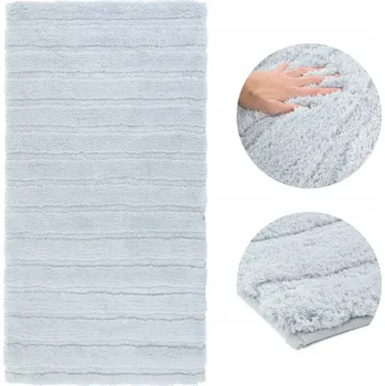 Koberec KOBEREC SHAGGY BĚHOUN PRAKTICKÝ MĚKKÝ PŘÍJEMNÝ PROTISKLUZOVÝ 80x150CM ŠEDÝ