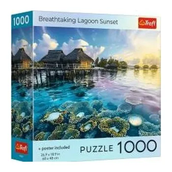 Puzzle 1000 USA Collection: Tahiti Sunset TREFL