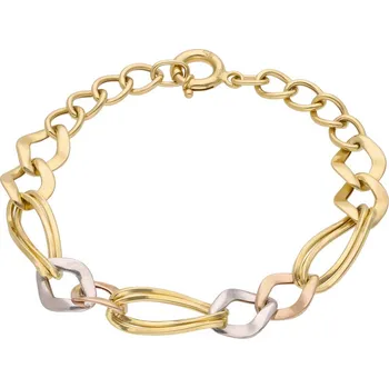 Náramek Zlaton Náramek kombinované zlato 4.65g vel.20 000202705222