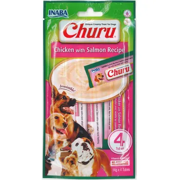 Krmivo pro psa INABA FOODS Co., Ltd. Churu Dog Chicken with Salmon 4x14g