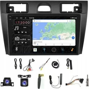 Auto Hi-Fi AUTORÁDIO S GPS NAVIGACÍ ANDROID AUTO FORD FIESTA 2002-2008 6GB RAM 128GB ROM SIM