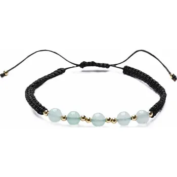 Náramek Avanturín náramek se Shamballa zapínáním obvod cca 16 až 25 cm