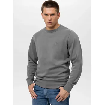 Pánská mikina Pánská mikina PIT BULL Washed "Lancaster II" - vel. M šedá