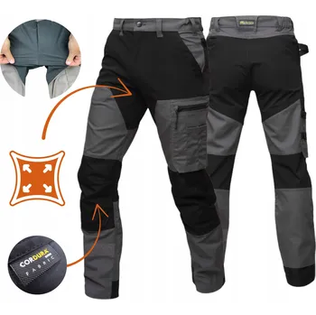 Pracovní oblečení Dlouhé pracovní kalhoty BoSafety Mashup vel. 60