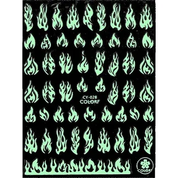 Přípravek na nehty UV svítící samolepka na nehty pro zdobení CY-28