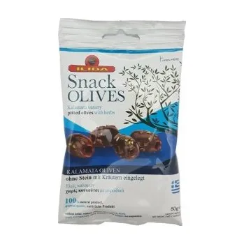 Ilida Černé marinované olivy bez pecky