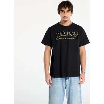 Pánské tričko Tričko Thrasher Shadow Mag Logo T-Shirt Black M