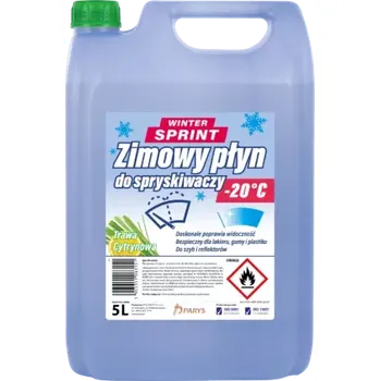 Nemrznoucí směs do chladiče Parys Zimní kapalina do ostřikovačů -20°C, citrónová tráva 5L