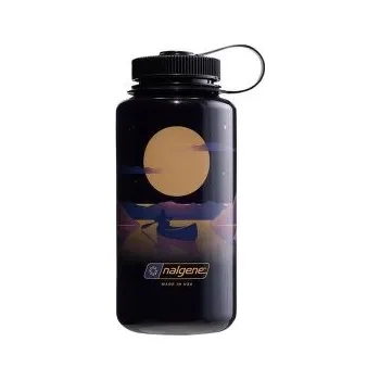 Láhev Nalgene Wide Mouth 1000 ml Odyssey Grey with Moonset šedá