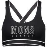 Mons Royale Stela X-Back Bra Women Black černá S