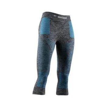 Dámské kalhoty X-Bionic Energy Accumulator 4.0 Melange 3/4 Pant Women DARK GREY MELANGE/WATER GREEN šedá L