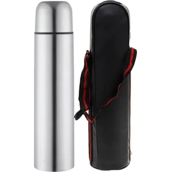 Termohrnek Pronett XJ5654 Termoska 1000 ml s pouzdrem, nerezová