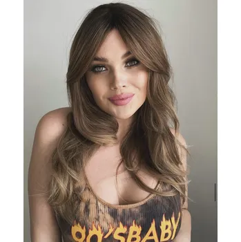 Paruka Hnědá paruka Judith, LC259-5