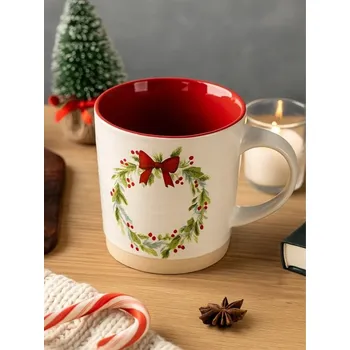 Sinsay - Hrnek se zimním motivem - bílá - 257GI-00X - 257GI-00X-ONE