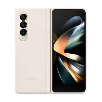 Pouzdro na mobilní telefon SAMSUNG Slim Standing Cover zadní kryt pro Samsung Galaxy Z Fold4 béžová (EF-MF936CUEGWW)