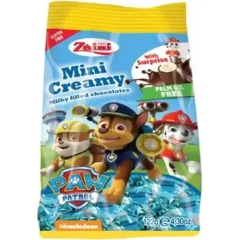 Čokoláda Čokoládové mléčné pralinky PAW PATROL 122 g (mléčná čokoláda s mléčnou náplní / tlapková patrola / ZAINI Itálie / italská čokoláda)