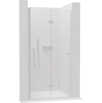 Cerano Sprchové zalamovací dveře Volpe L/P, 6 mm, chrom, transparentní sklo, 60x190 cm, CER-423288