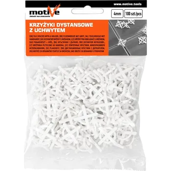 MOTIVE Distanční křížky s úchytem 4 mm (100 ks)