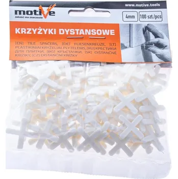 MOTIVE Distanční křížky 4 mm pro obklady a dlažbu (100 ks)